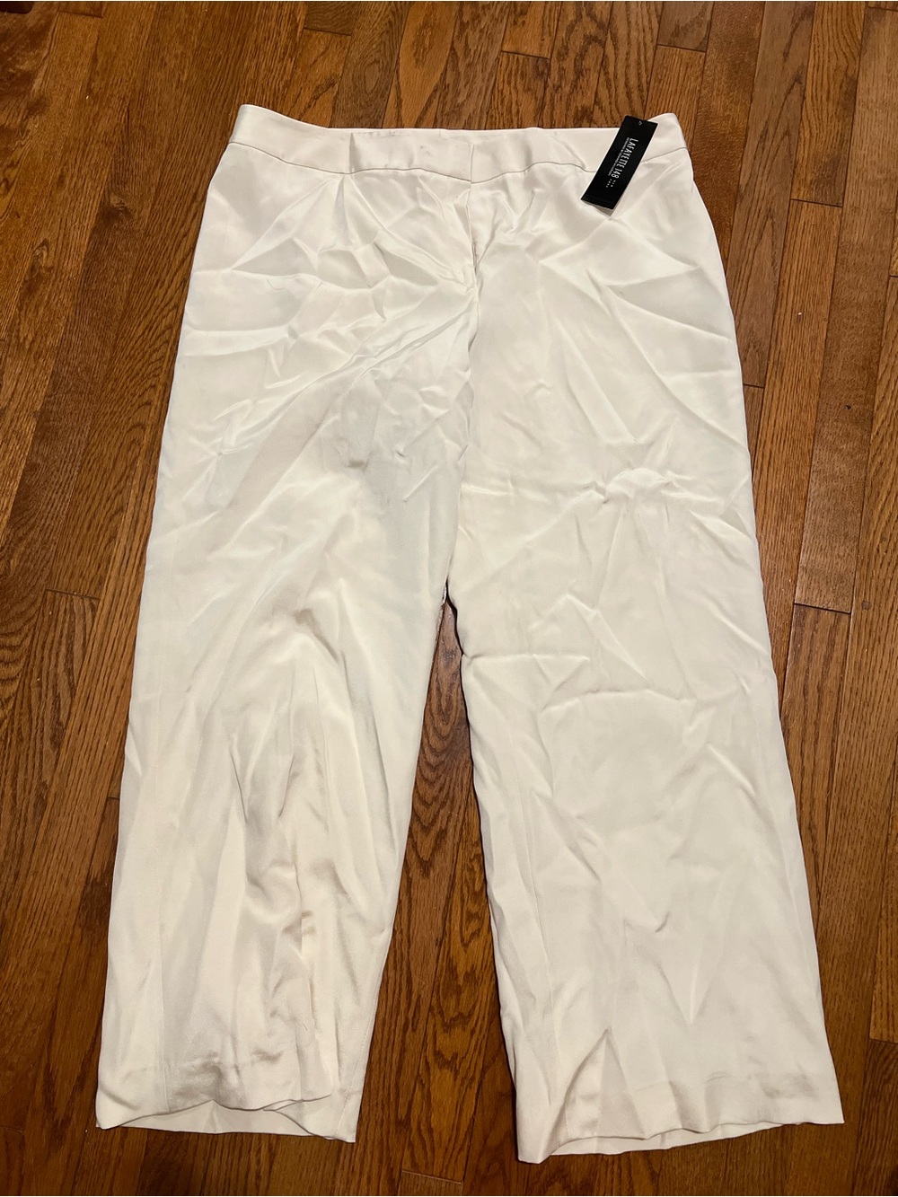 Lafayette 148 New York White Straight-Leg Chinos